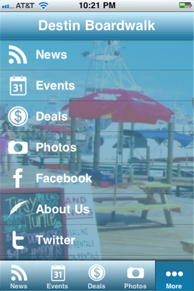 Image of Destin Boardwalk for iPhone