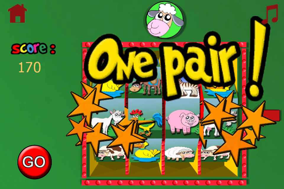 Screenshot farm animals slot machine for kids Screenshot farm animals slot machine for kids
